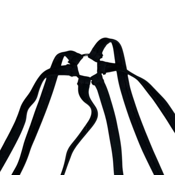 NWT Time And Tru Womens XL Leopard Print One Piece Halter Swimsuit Open Back - Picture 12 of 16